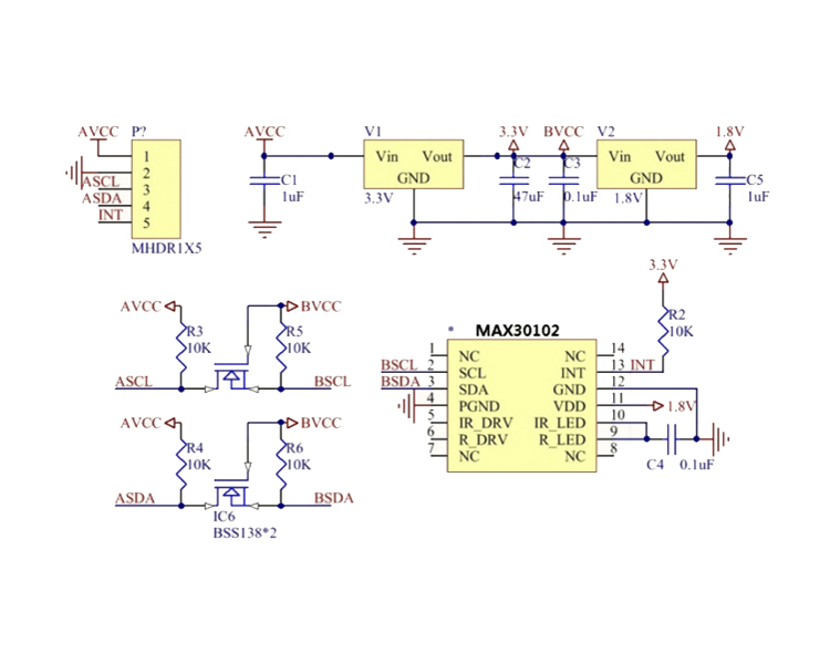 MAX30102 Heart Rate and Pulse Oximeter Sensor